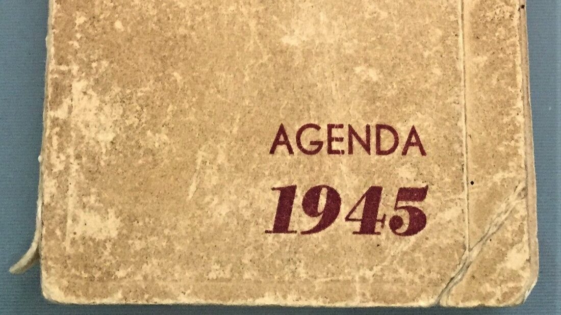 Een pagina uit een oorlogsdagboek